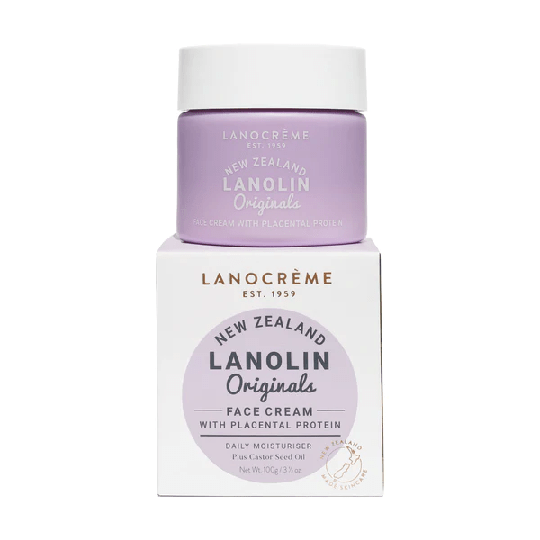 Lanocrème Lanolin Originals Face Cream with Placental Protein - BeeVitamins