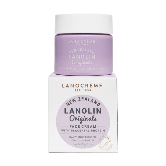 Lanocrème Lanolin Originals Face Cream with Placental Protein - BeeVitamins