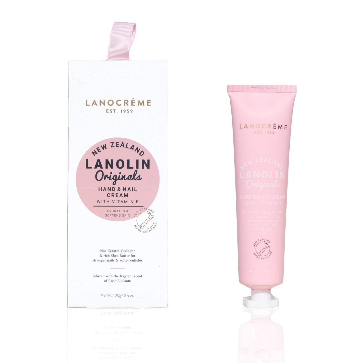 Lanocrème Lanolin Originals Hand and Nail Cream with Vitamin E - BeeVitamins