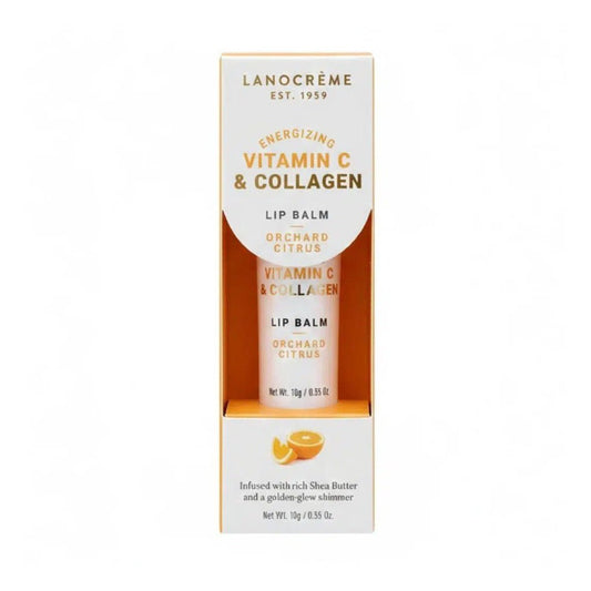 Lanocreme Lip Balm Orchard Citrus with Vitamin C & Collagen 10g - BeeVitamins