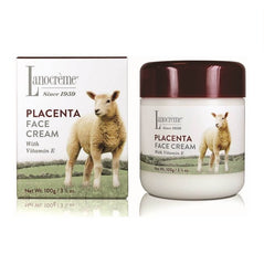 Lanocreme Placenta Face Cream with Vitamin E 100g (Exp date: 18/10/2023)