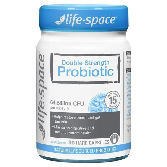 Life Space Double Strength Probiotic 30 Capsules - BeeVitamins