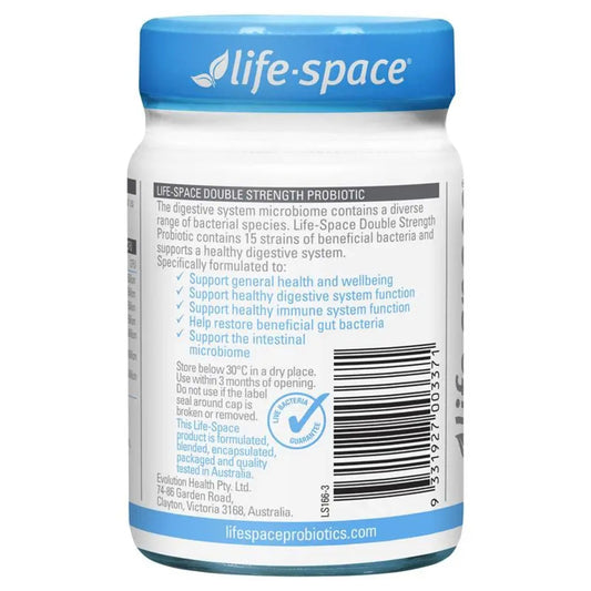 Life Space Double Strength Probiotic 30 Capsules - BeeVitamins