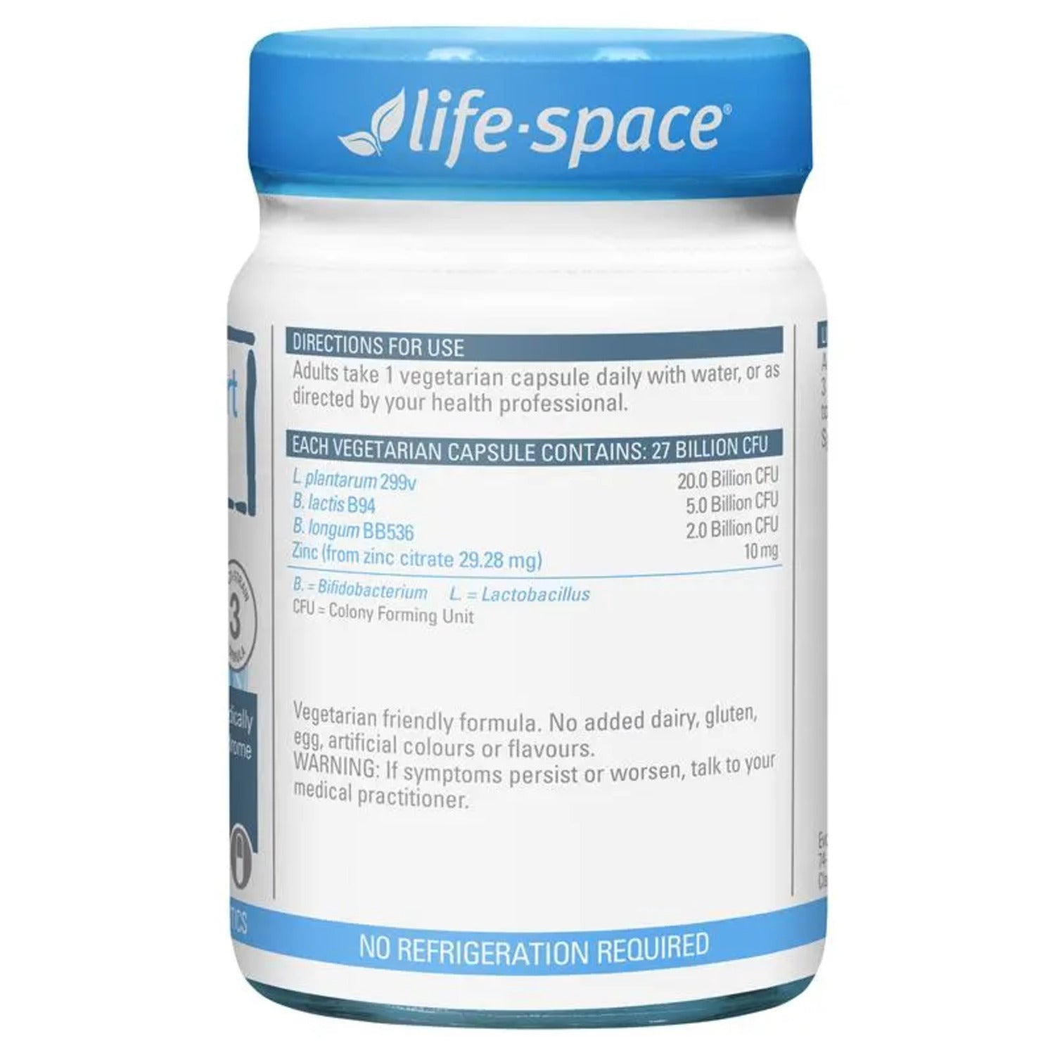 Life - Space IBS Support Probiotic 30 Capsules - BeeVitamins