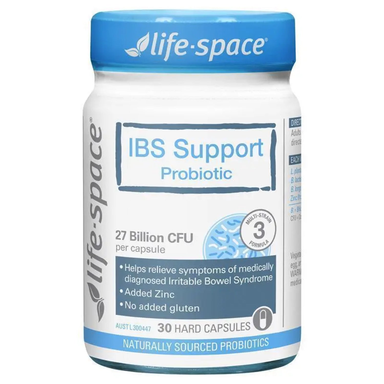 Life - Space IBS Support Probiotic 30 Capsules - BeeVitamins