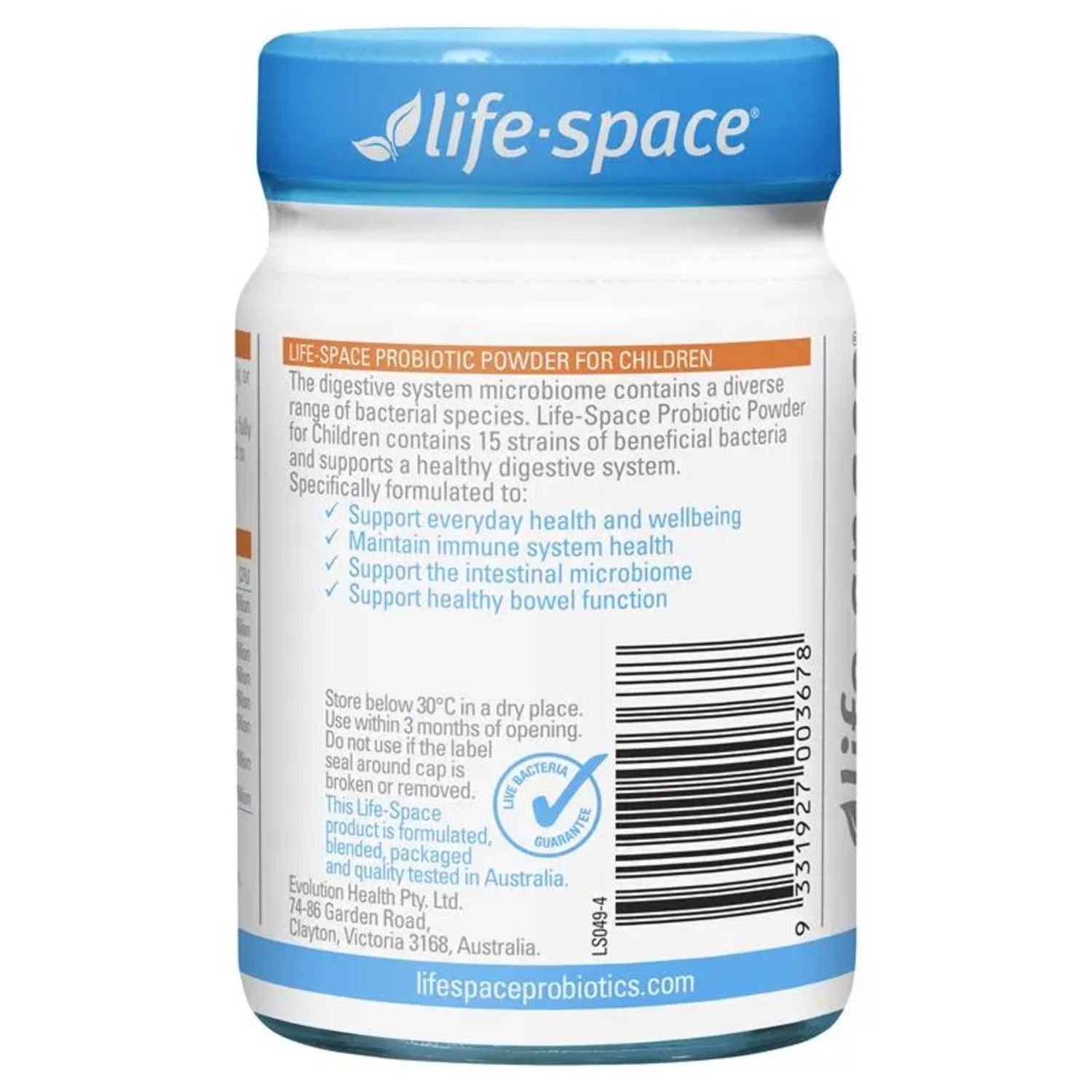 Life Space Probiotic Powder For Children 60g - BeeVitamins