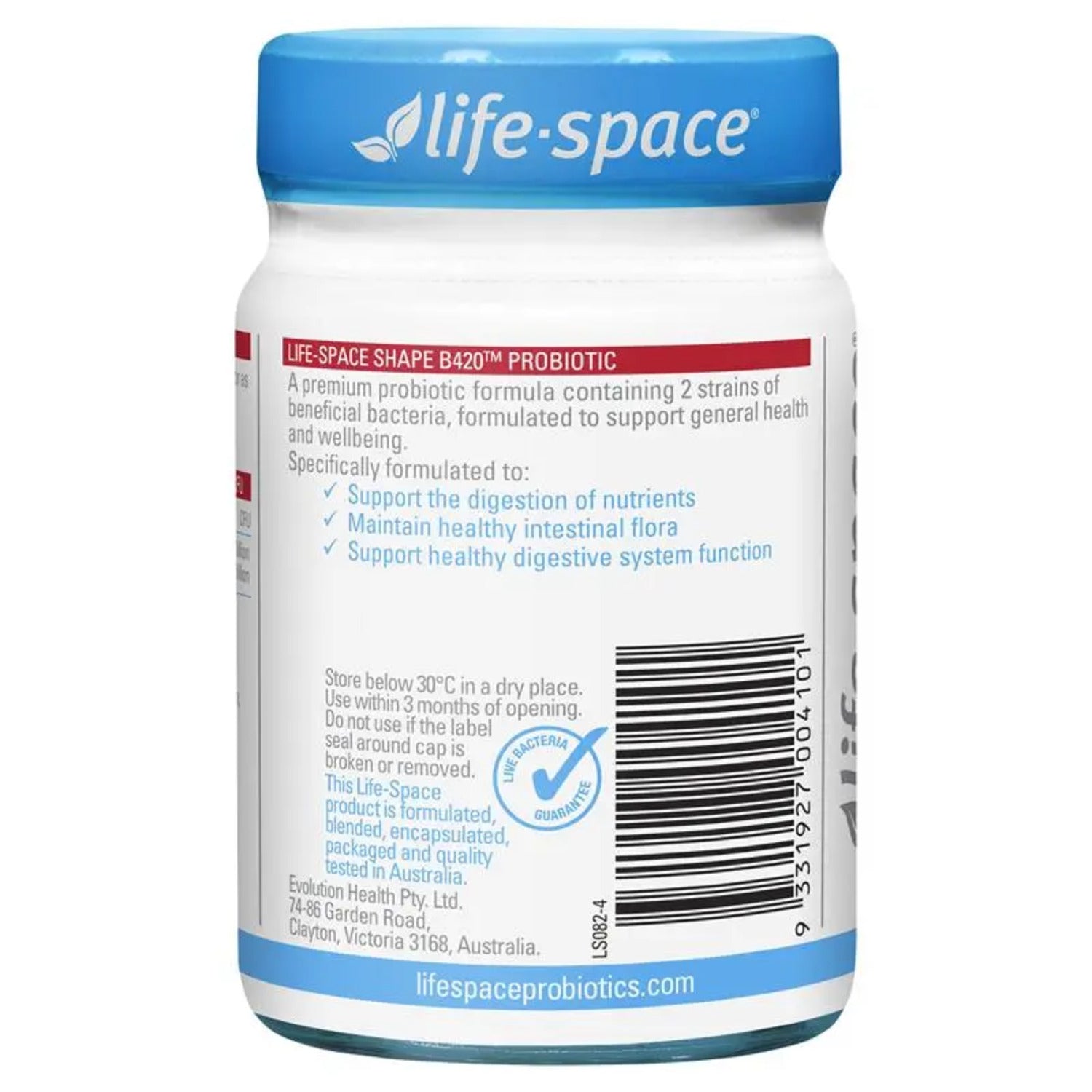 Life Space Shape B420 Probiotic 60 Capsules - BeeVitamins
