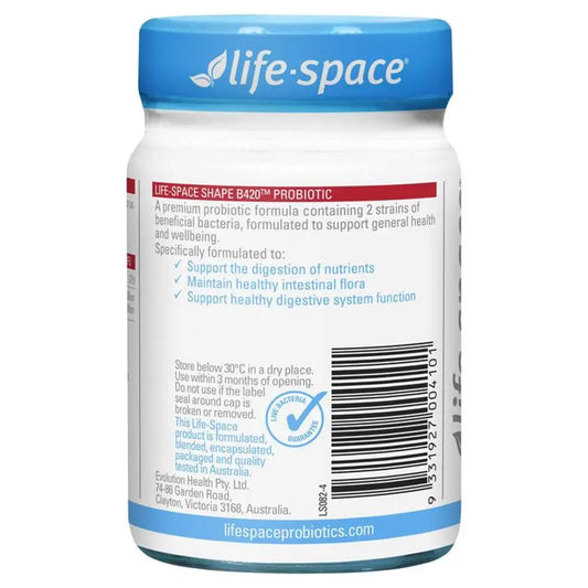 Life Space Shape B420 Probiotic 60 Capsules - BeeVitamins