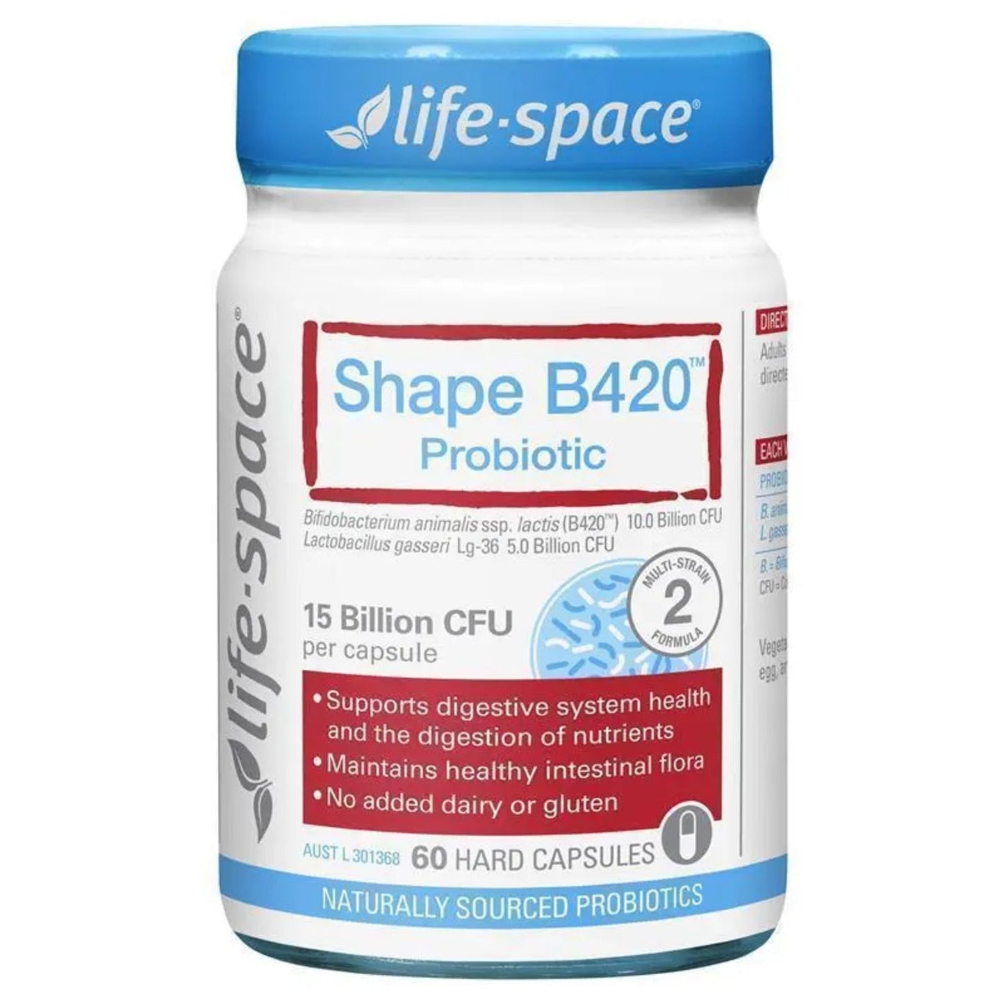 Life Space Shape B420 Probiotic 60 Capsules - BeeVitamins
