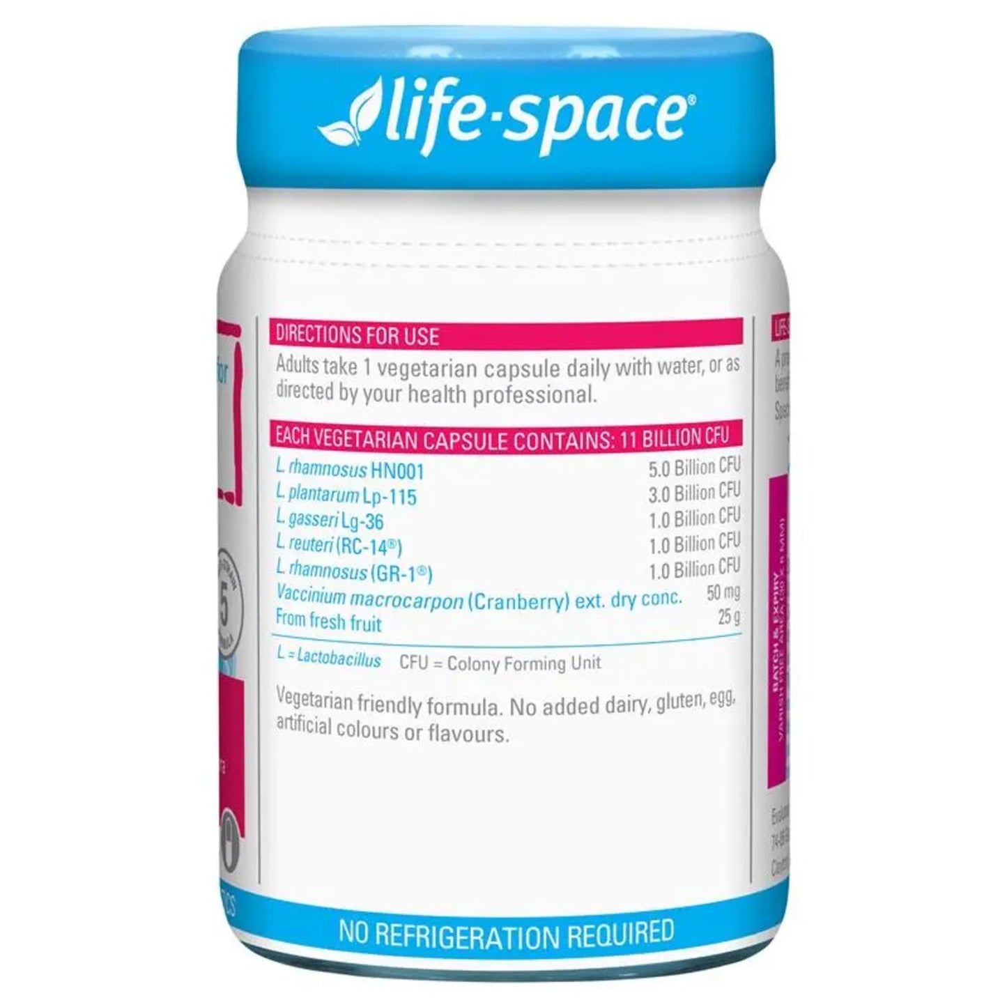 Life Space Urogen Probiotic For Women 60 Capsules - BeeVitamins