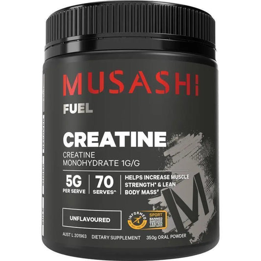 Musashi Creatine Unflavoured 350g - BeeVitamins