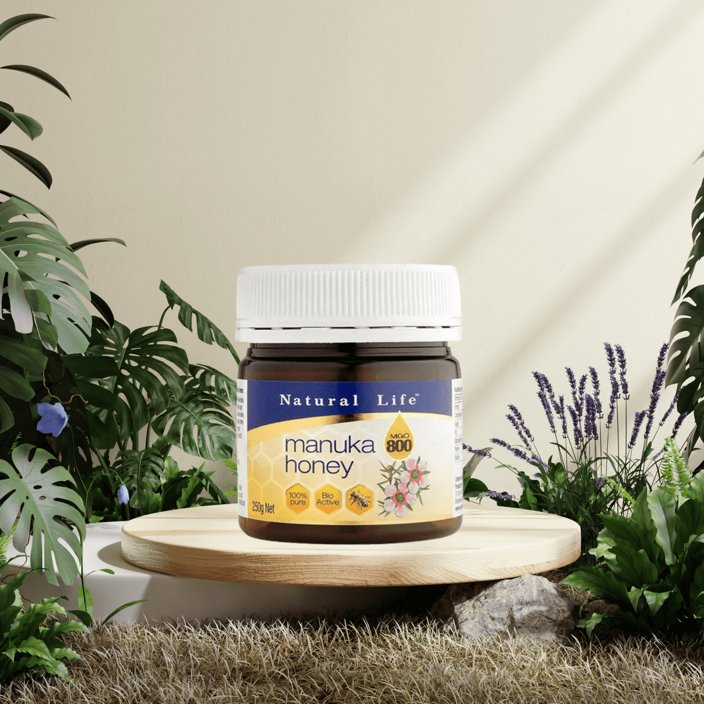 Natural Life Manuka Honey MGO 800+ 250g - BeeVitamins