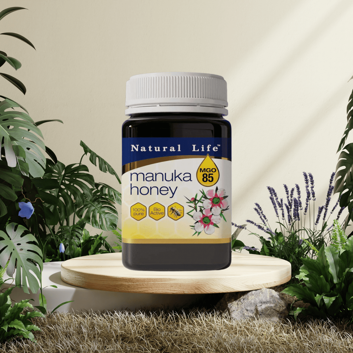 Natural Life Manuka Honey MGO 85+ 1KG - BeeVitamins