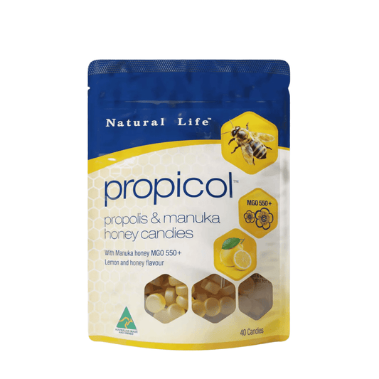 Natural Life Propolis & Manuka Honey Candy 100g - BeeVitamins