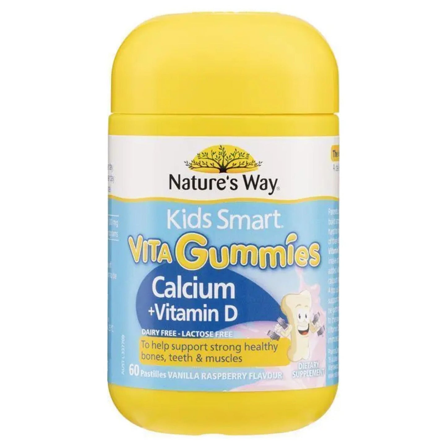 Nature's Way Kids Smart Vita Gummies Calcium + Vitamin D 60 Pastilles - BeeVitamins