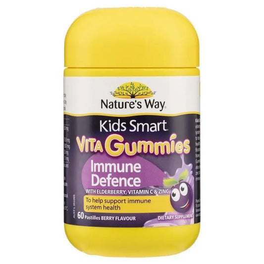 Nature's Way Kids Smart Vita Gummies Immune Defence 60 Pastilles - BeeVitamins