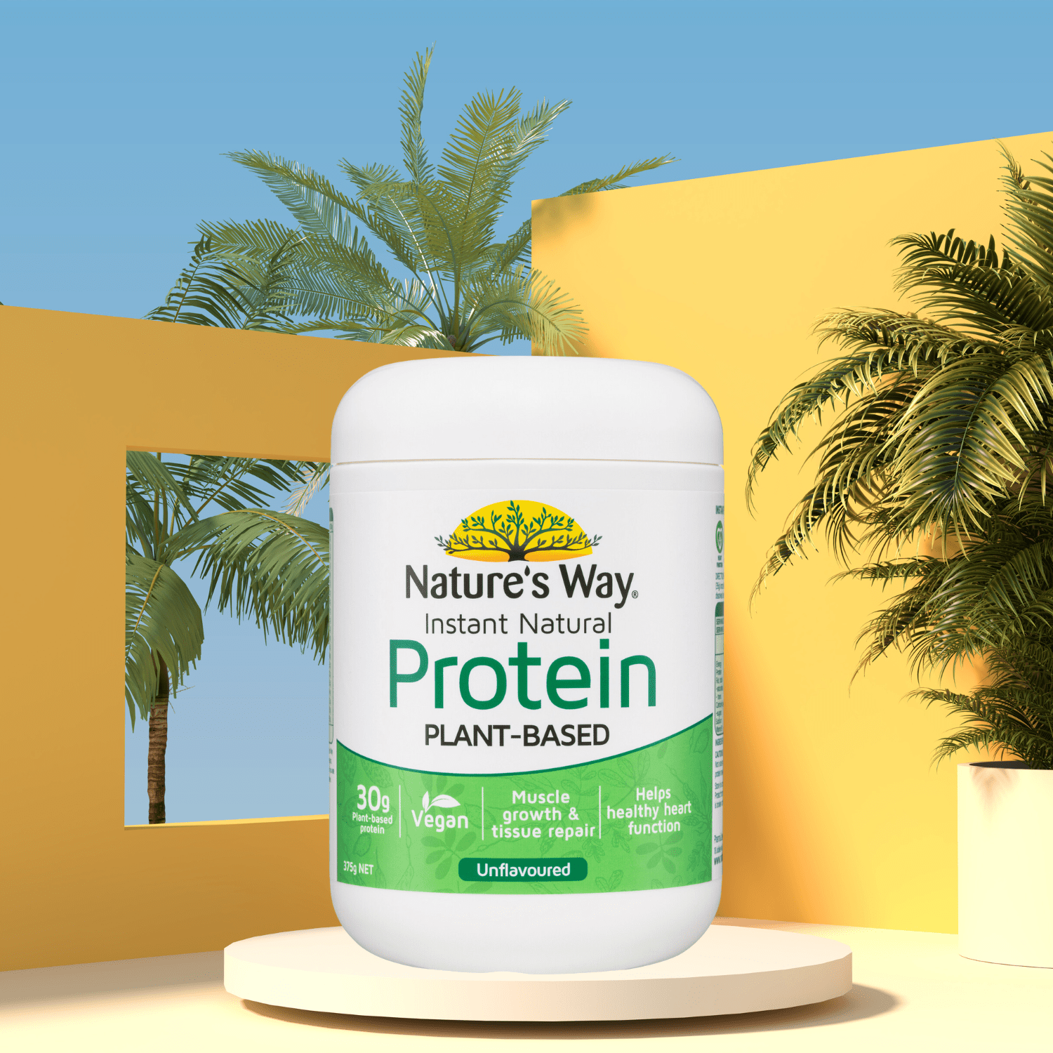 Nature's Way Protein Unflavoured 375g - BeeVitamins