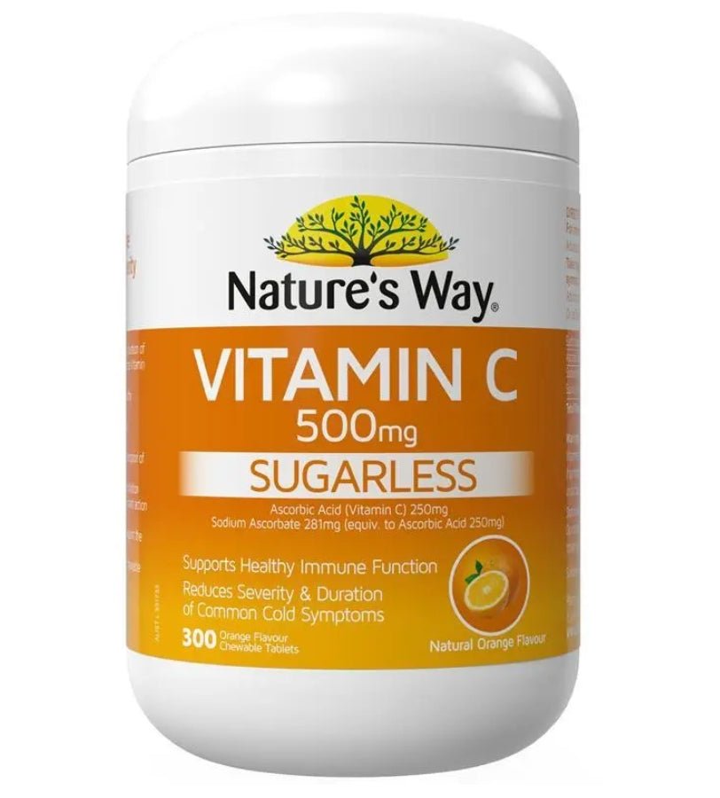 Nature's Way Vitamin C 500mg 300 Tablets - BeeVitamins