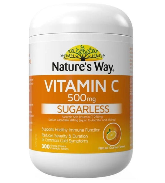 Nature's Way Vitamin C 500mg 300 Tablets - BeeVitamins
