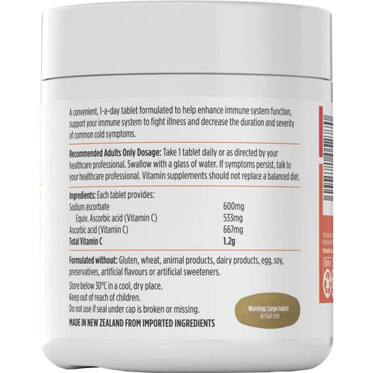 Nutra - Life High Strength Vitamin C 1200mg 150 Tablets - BeeVitamins