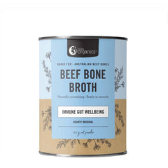 Nutra Organics Beef Bone Broth Immune Gut Wellbeing Hearty Original Flavour 125g