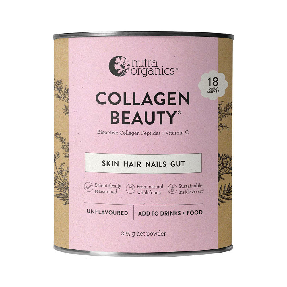 Nutra Organics Collagen Beauty Unflavoured 225g