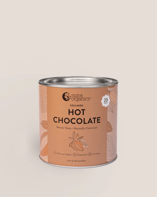 Nutra Organics Collagen Hot Chocolate 200g - BeeVitamins