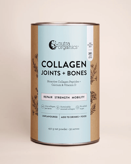 Nutra Organics Collagen Joints + Bones 450g - BeeVitamins