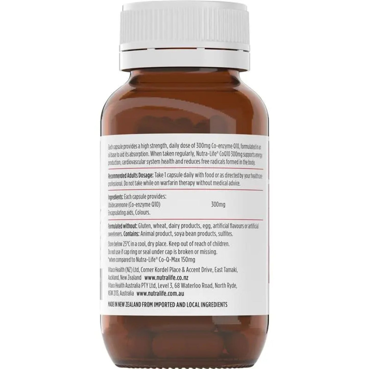 NutraLife CoQ10 300mg 60 Capsules - BeeVitamins