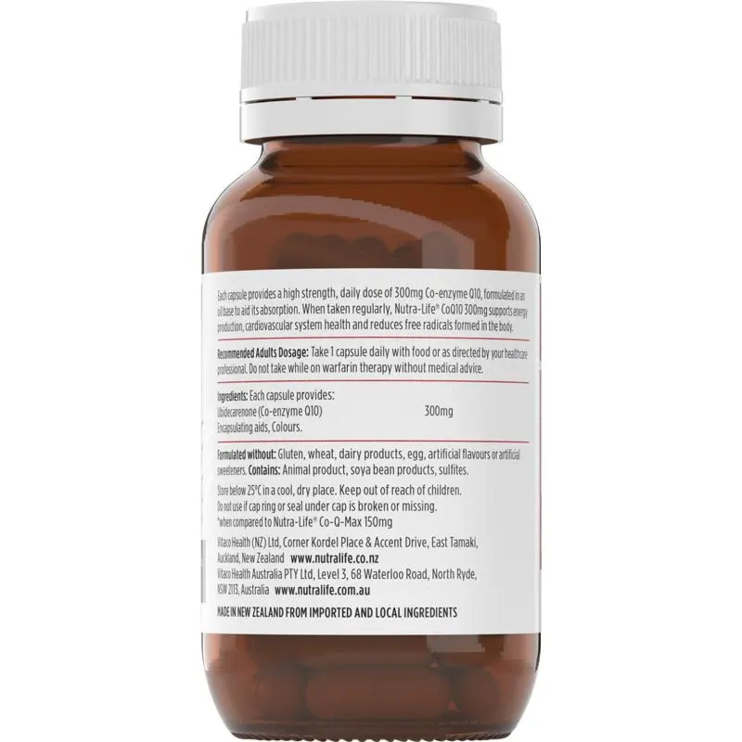 NutraLife CoQ10 300mg 60 Capsules - BeeVitamins