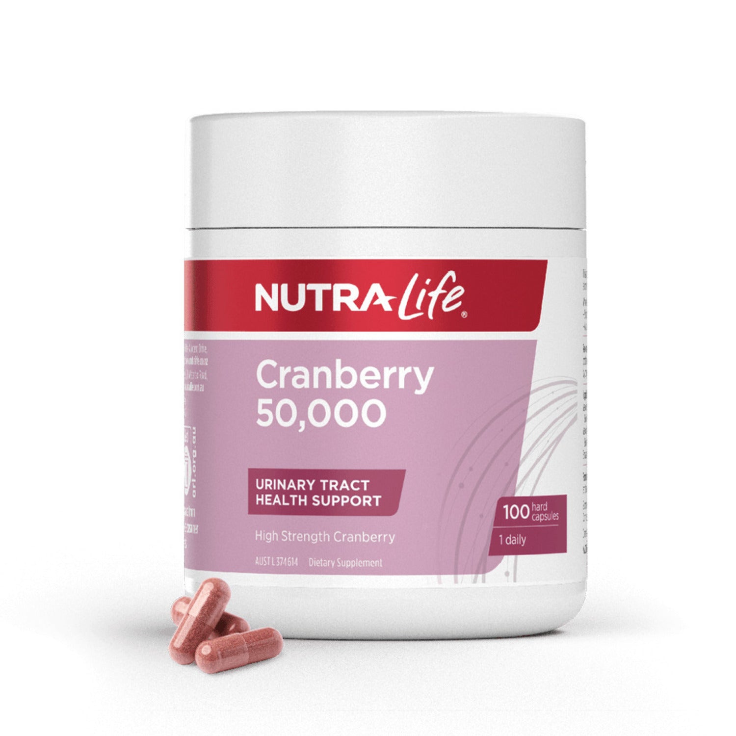 Nutralife Cranberry 50,000 / 100 Capsules - BeeVitamins