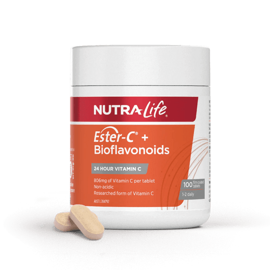 Nutralife Ester C 1000mg + Bioflavonoids 100 Tablets - BeeVitamins