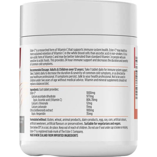 Nutralife Ester C 1000mg + Bioflavonoids 100 Tablets - BeeVitamins