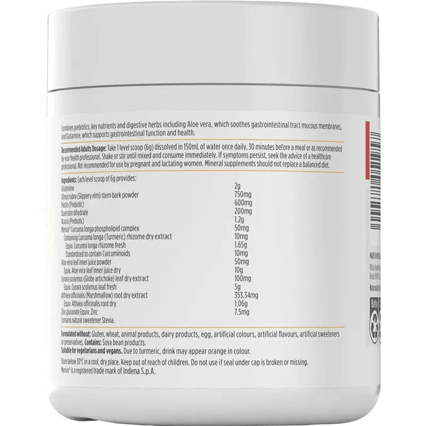 NutraLife Gut Relief Berry 180g - BeeVitamins