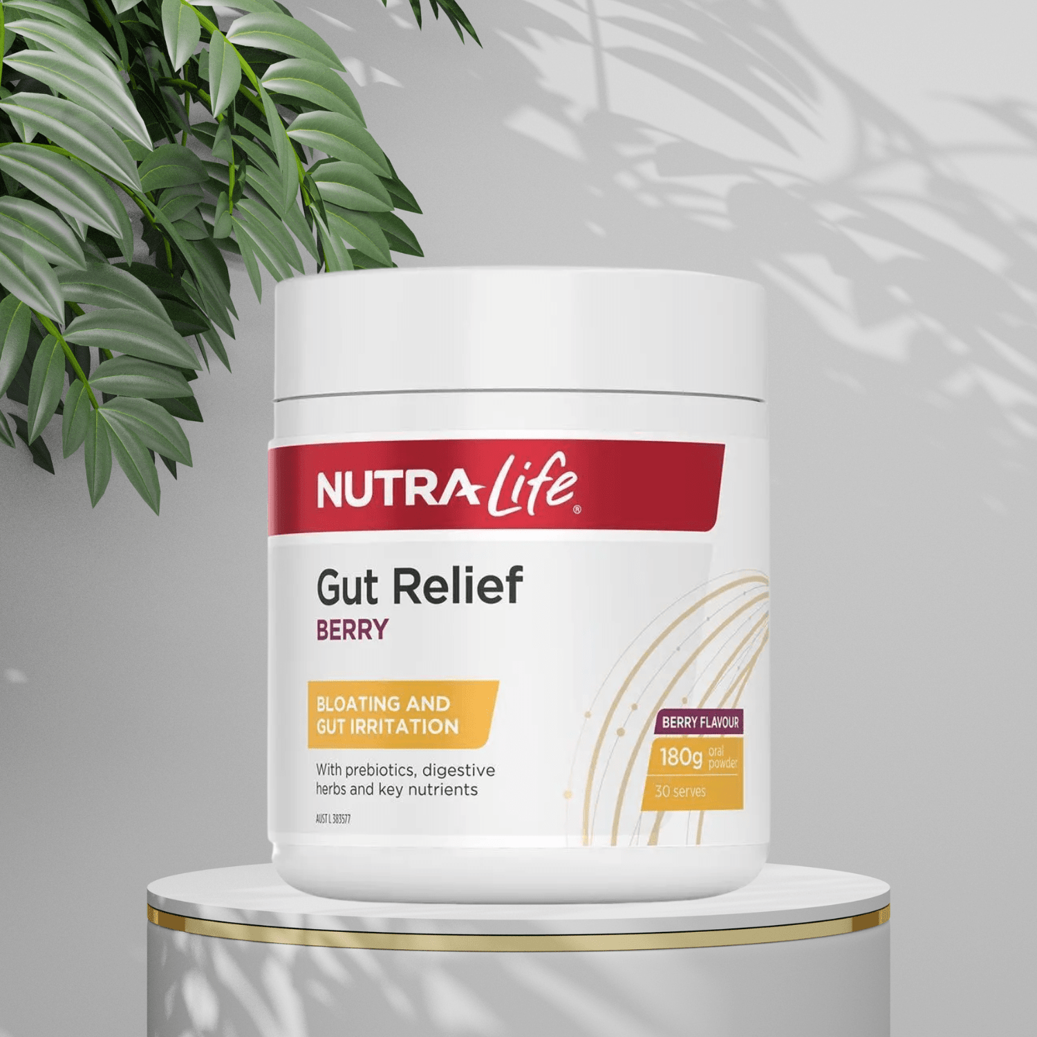 NutraLife Gut Relief Berry 180g - BeeVitamins