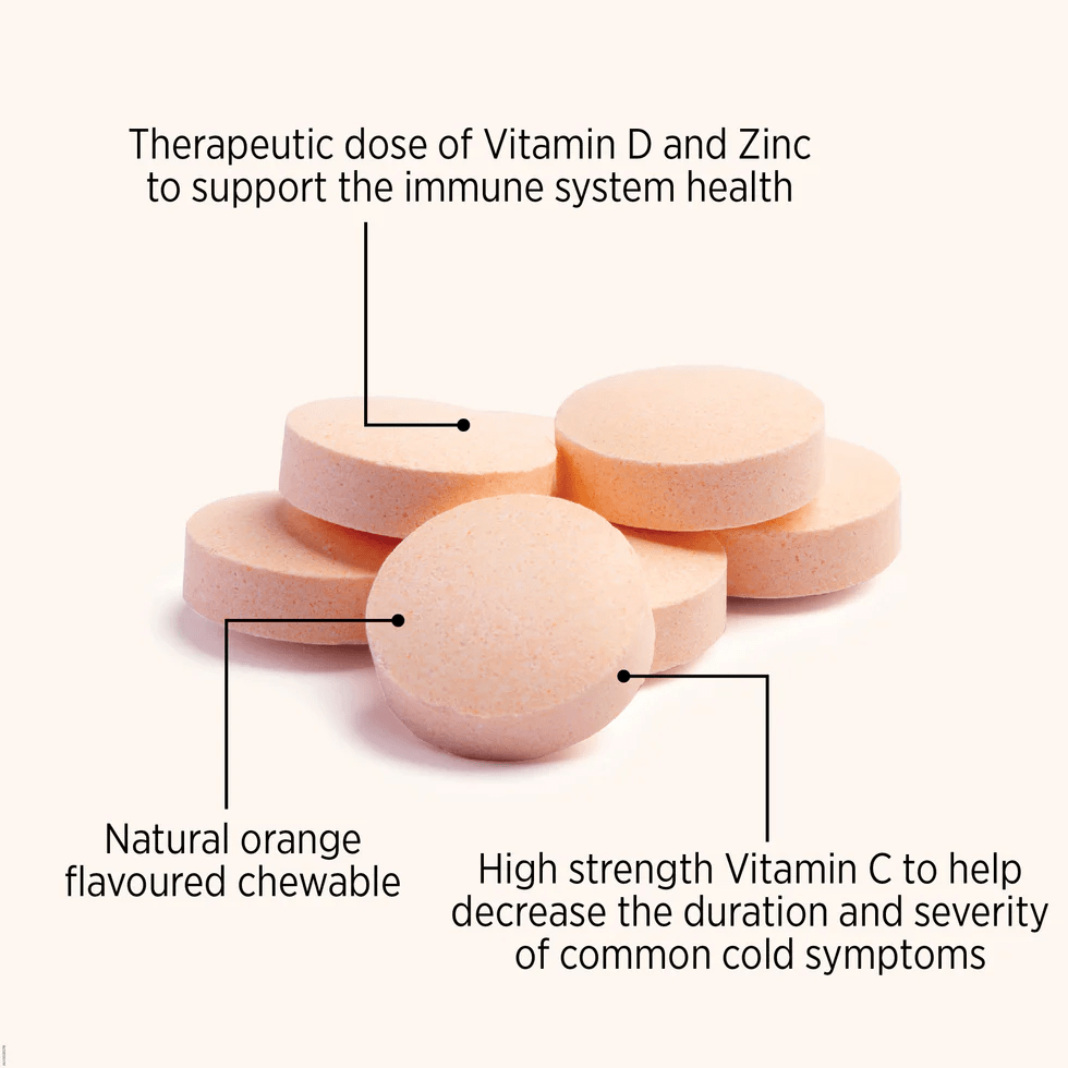Nutralife High Strength Vit C + Vit D + Zinc 120 Tablets - BeeVitamins
