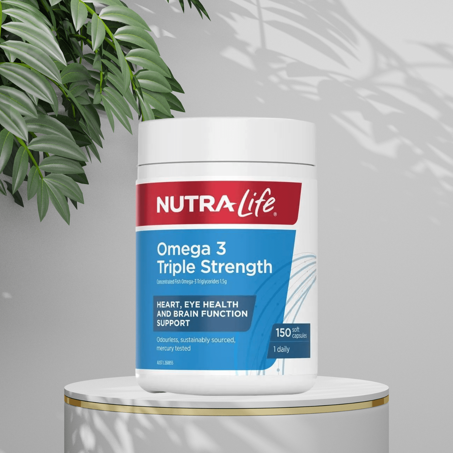NutraLife Omega 3 Triple Strength 150 Capsules - BeeVitamins