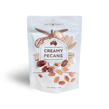 Nuts Family Creamy Pecans 240g - BeeVitamins