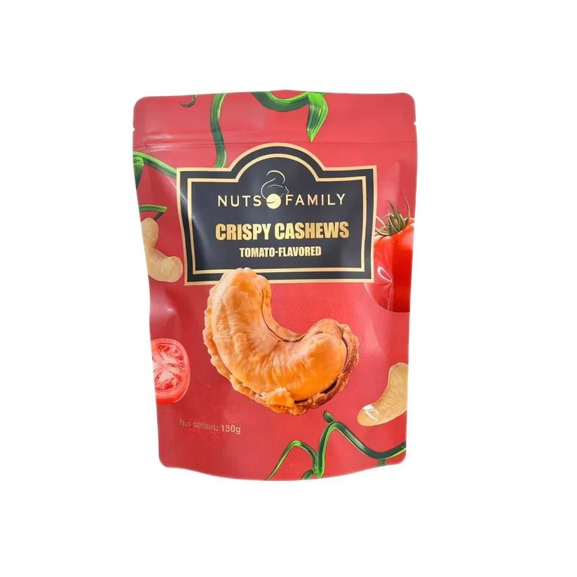 Nuts Family Crispy Cashews Tomato Flavored 130g - BeeVitamins