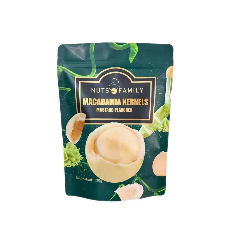 Nuts Family Macadamia Kernels Mustard Flavored 130g - BeeVitamins
