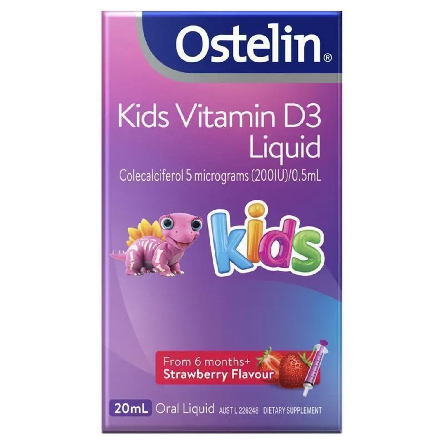 Ostelin Kids Vitamin D3 Liquid 20mL - BeeVitamins