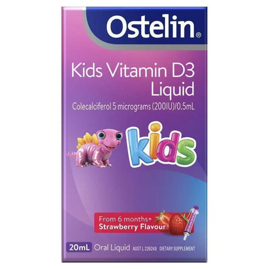 Ostelin Kids Vitamin D3 Liquid 20mL - BeeVitamins