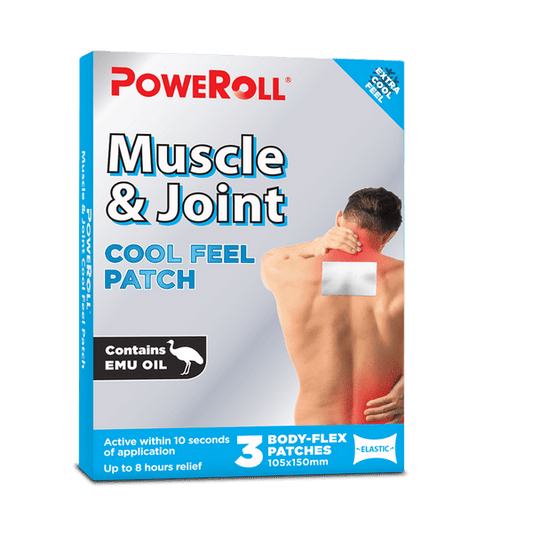 Poweroll Muscle and Joint Cool Patch x 3 Patches - BeeVitamins