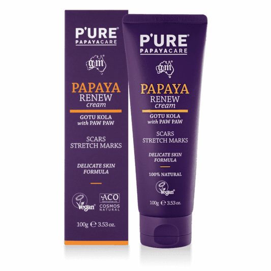 P'URE Papayacare Papaya Renew Cream 100g - BeeVitamins