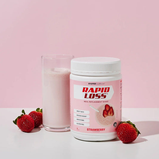 Rapid Loss Meal Replacement Shake Strawberry Flavour 575g - BeeVitamins