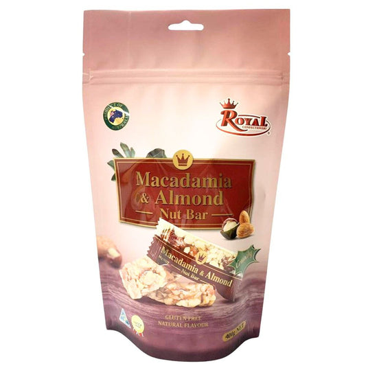 Royal Confectionery Macadamia & Almond Nut Bar 400g