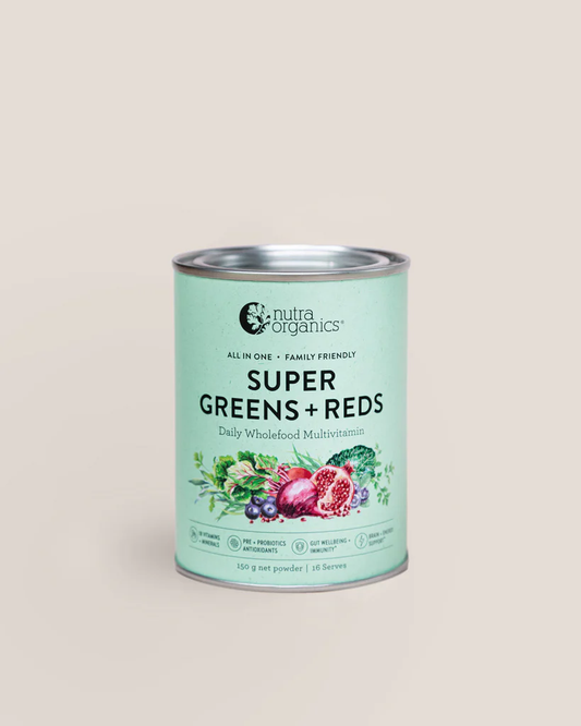 Nutra Organics Super Greens + Reds 150g