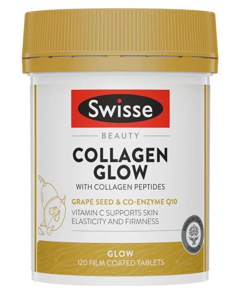 Swisse Beauty Collagen Glow With Collagen Peptides 120 Tablets - BeeVitamins