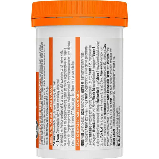 Swisse Children's Multivitamin 120 Tablets - BeeVitamins