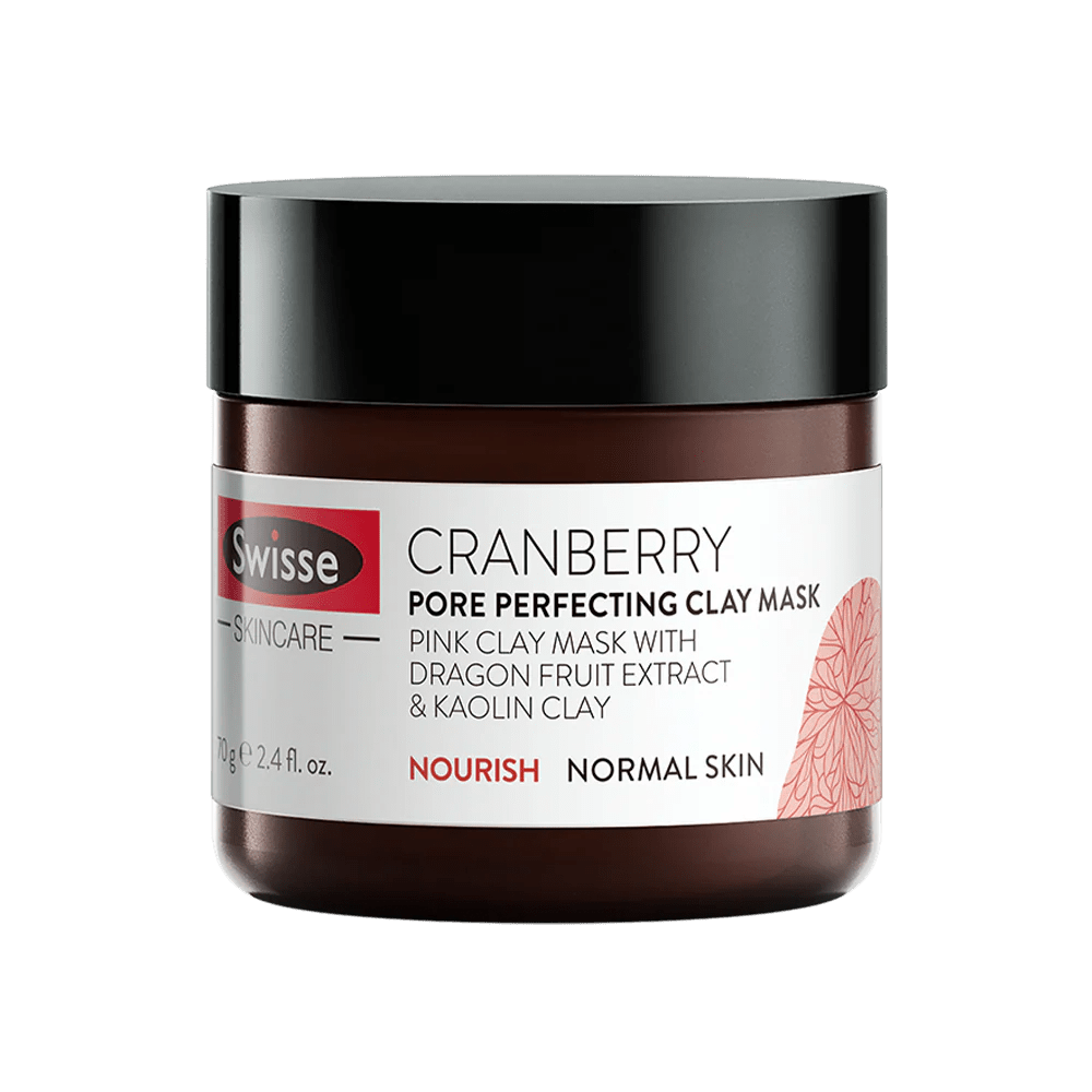 Swisse Cranberry Pore Perfecting Clay Mask 70g - BeeVitamins